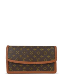 Louis Vuitton Pre-Owned: Коричневый клатч