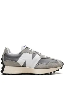 New Balance: Зелёные кроссовки  327