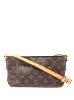 Louis Vuitton Pre-Owned: Коричневая сумка через плечо