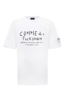 Comme des Fuckdown: Хлопковая футболка 