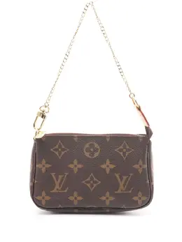 Louis Vuitton Pre-Owned: Коричневый клатч