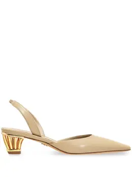 Ferragamo: Бежевые туфли 