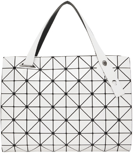 Bao Bao Issey Miyake: Белая сумка