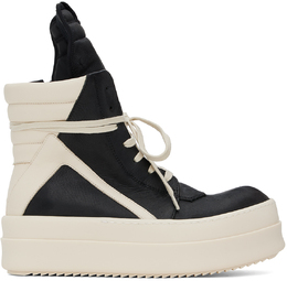 Rick Owens: Чёрные кроссовки  Geobasket