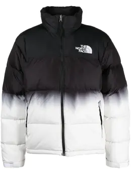 The North Face: Чёрная куртка  Nuptse