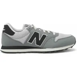 New Balance: Серые кроссовки  500