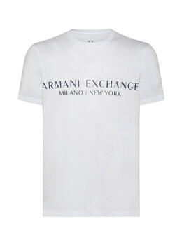 Armani Exchange: Белая футболка