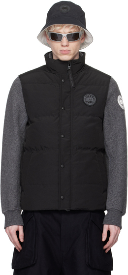 Canada Goose: Чёрный пуховик  Garson