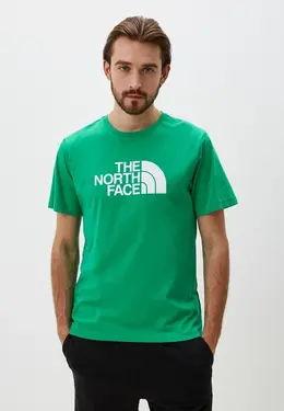 The North Face: Зелёная футболка 