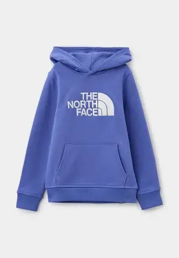 The North Face: Фиолетовая толстовка 