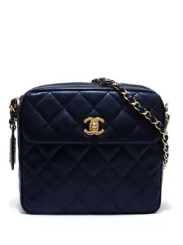 CHANEL Pre-Owned: Чёрная сумка 