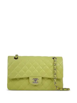 CHANEL Pre-Owned: Зелёная сумка 