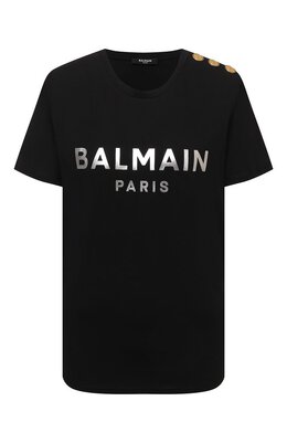 Balmain: Хлопковая футболка