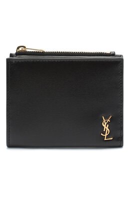 Saint Laurent: Чёрный кошелёк Classic