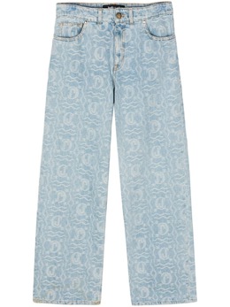 Just Cavalli: Жаккардовые джинсы 
