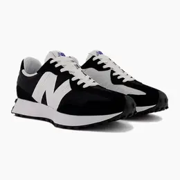 New Balance: Чёрные кроссовки  327