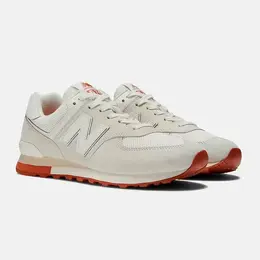 New Balance: Бежевые кроссовки  574