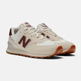 New Balance: Бежевые кроссовки  574