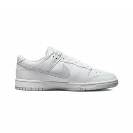 NIKE: Серебристые кеды Dunk Low Retro