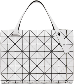 Bao Bao Issey Miyake: Белая сумка