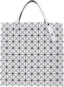 Bao Bao Issey Miyake: Белая сумка