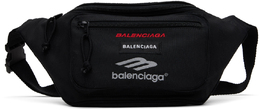 Balenciaga: Чёрный рюкзак  Explorer