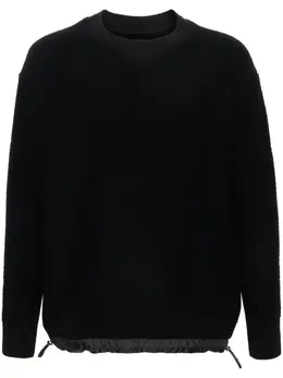 sacai: Трикотажный свитер 