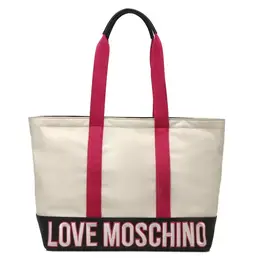 Love Moschino: Бежевая сумка 