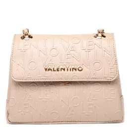 Valentino: Бежевая сумка 