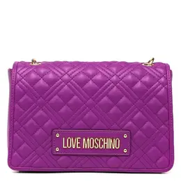 Love Moschino: Фиолетовая сумка 