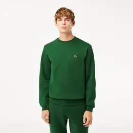 LACOSTE: Зелёный свитшот 