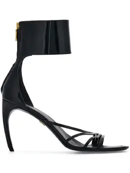 Ferragamo: Чёрные сандалии 