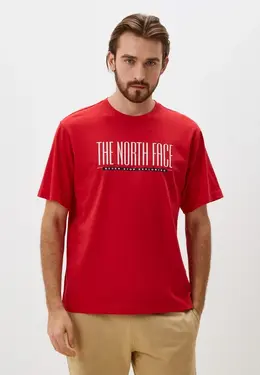 The North Face: Красная футболка