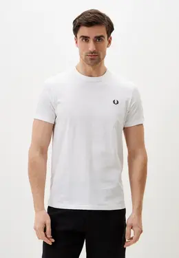 Fred Perry: Белая футболка 