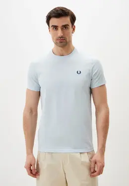 Fred Perry: Голубая футболка 