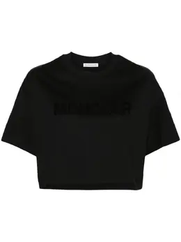 Moncler: Футболка с блёстками 