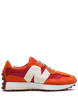 New Balance: Оранжевые кроссовки  327