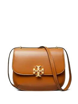 Tory Burch: Коричневая сумка  Eleanor