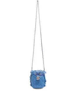 CHANEL Pre-Owned: Голубая сумка 