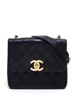 CHANEL Pre-Owned: Чёрная сумка 