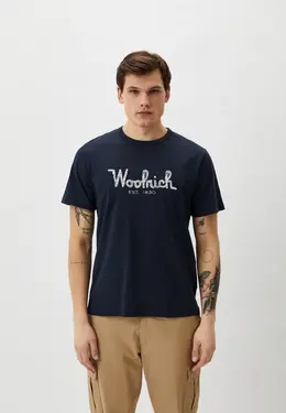 Woolrich: Синяя футболка 