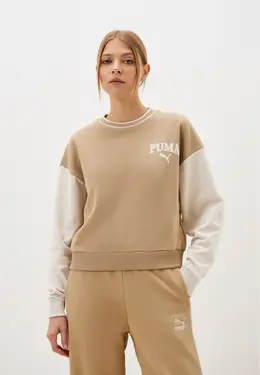 PUMA: Бежевый свитшот 