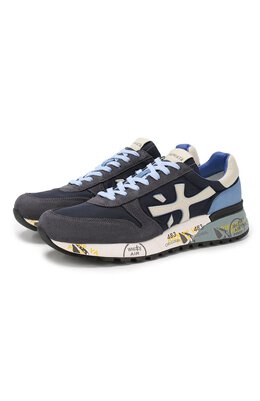 Premiata: Синие кроссовки Mick