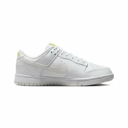 NIKE: Белые кеды Dunk Low