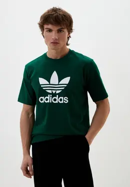 adidas Originals: Зелёная футболка 