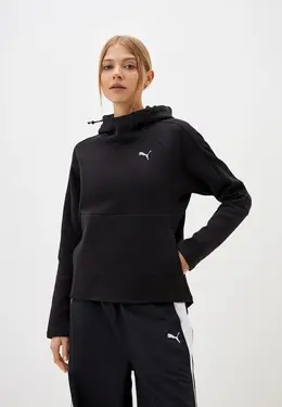 PUMA: Чёрная толстовка 