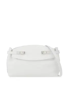 Ferragamo: Белый клатч 