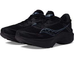Saucony: Чёрные кроссовки 