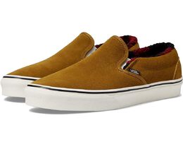 Vans: Золотые кроссовки Classic Slip On