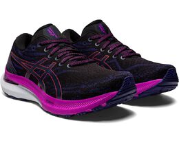 Asics: Чёрные кроссовки  Gel-Kayano